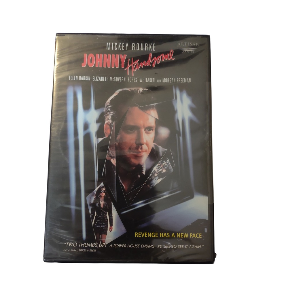 Johnny Handsome DVD Mickey Rourke Morgan Freeman Walter Hill Artisan New‎ Sealed